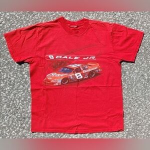 Y2K 2000s NASCAR Chase Dale Earnhardt Jr. Double Sided T-Shirt Size (M)